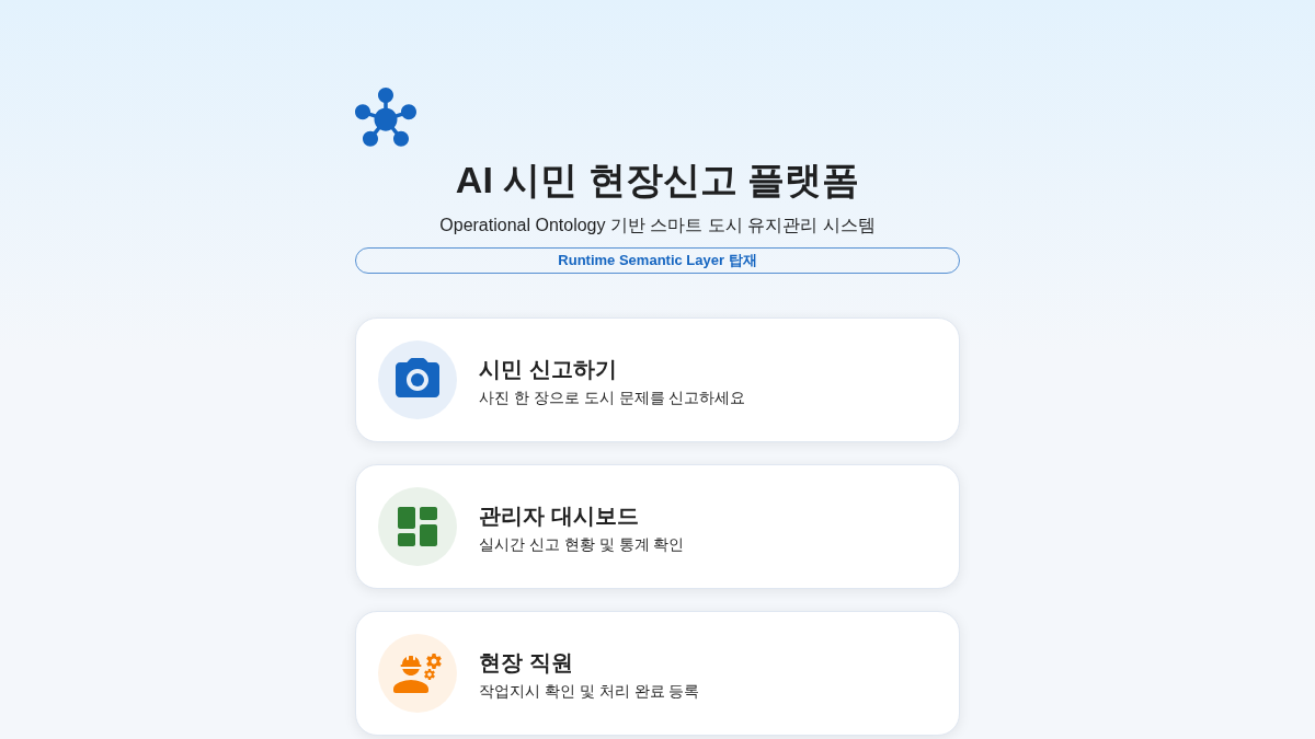 AI 시민 현장신고 플랫폼